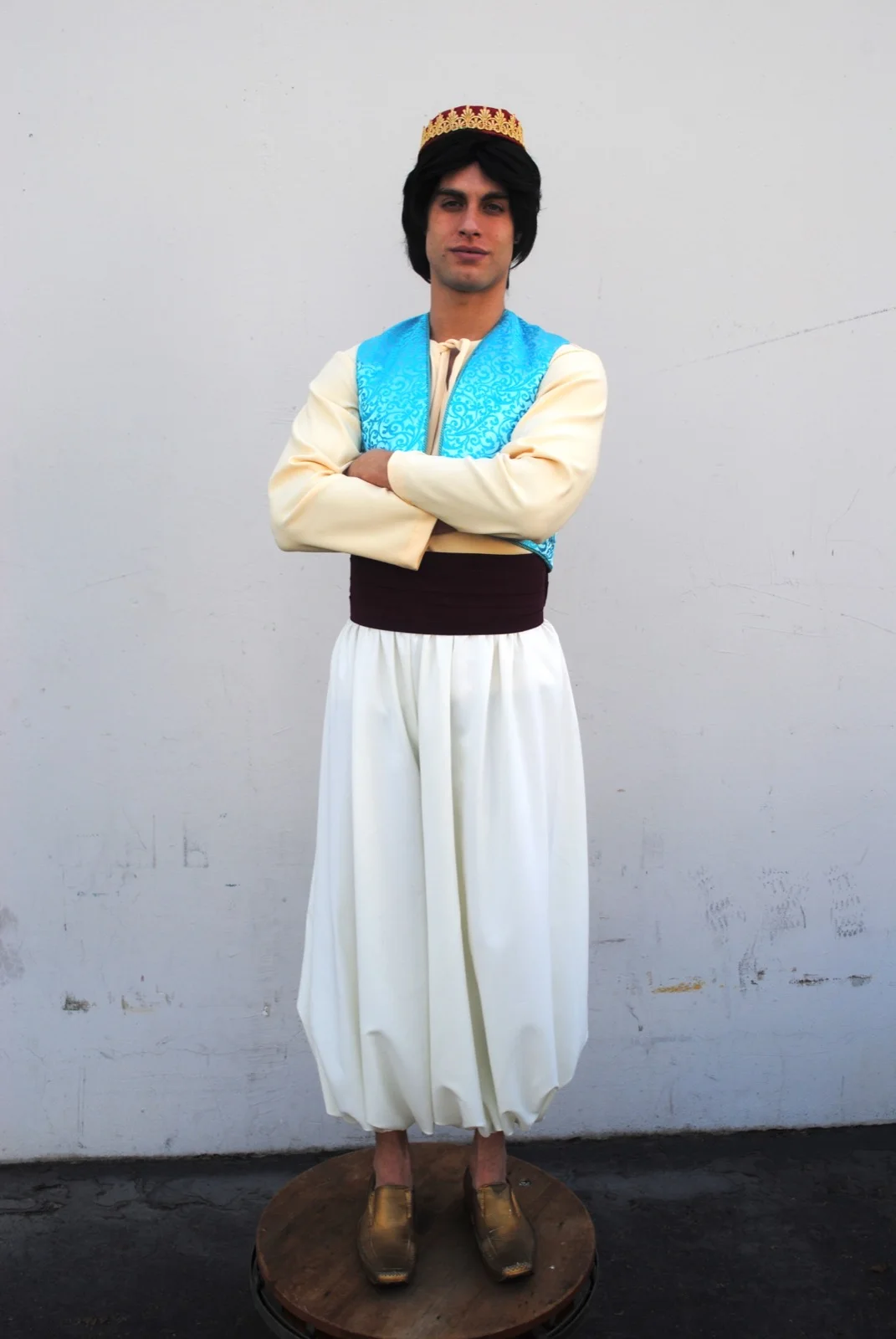 Arabian Prince party character in Austin