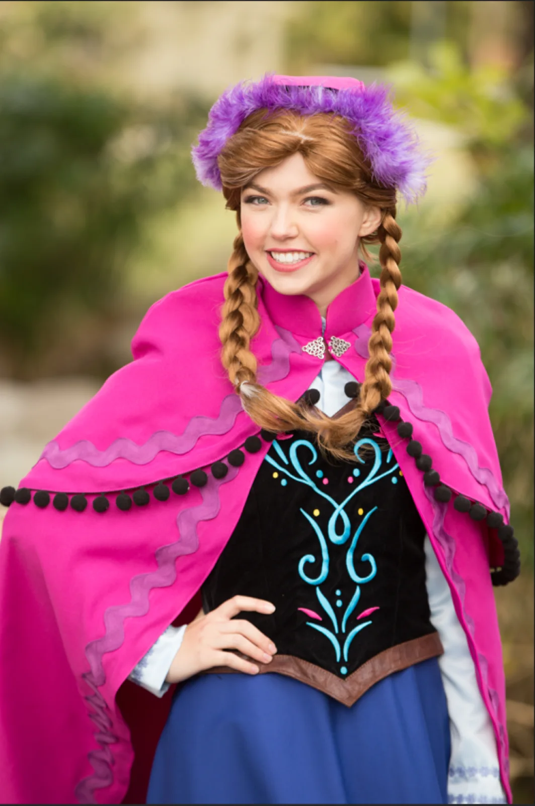 Snow Princess party character in Austin