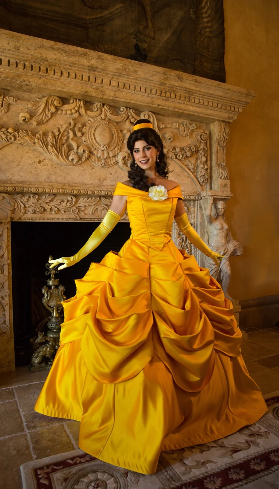 Bookish Princess party character in Austin