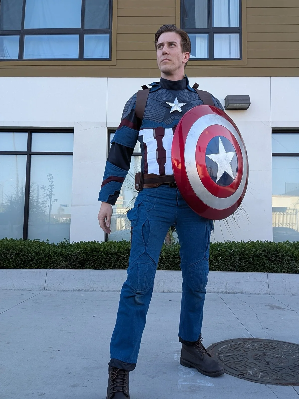 American Hero party character in Austin