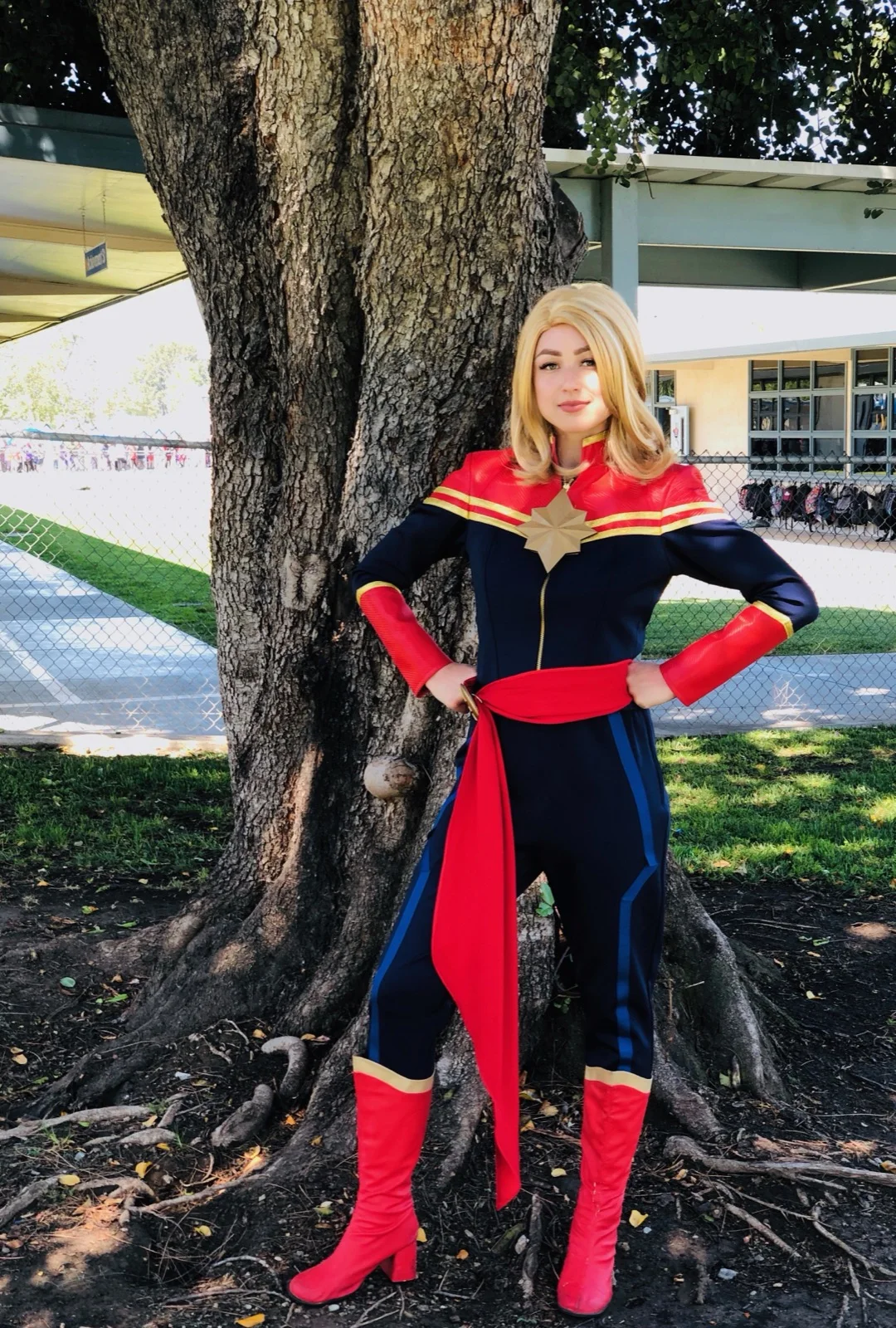 Captain Hero party character in Austin