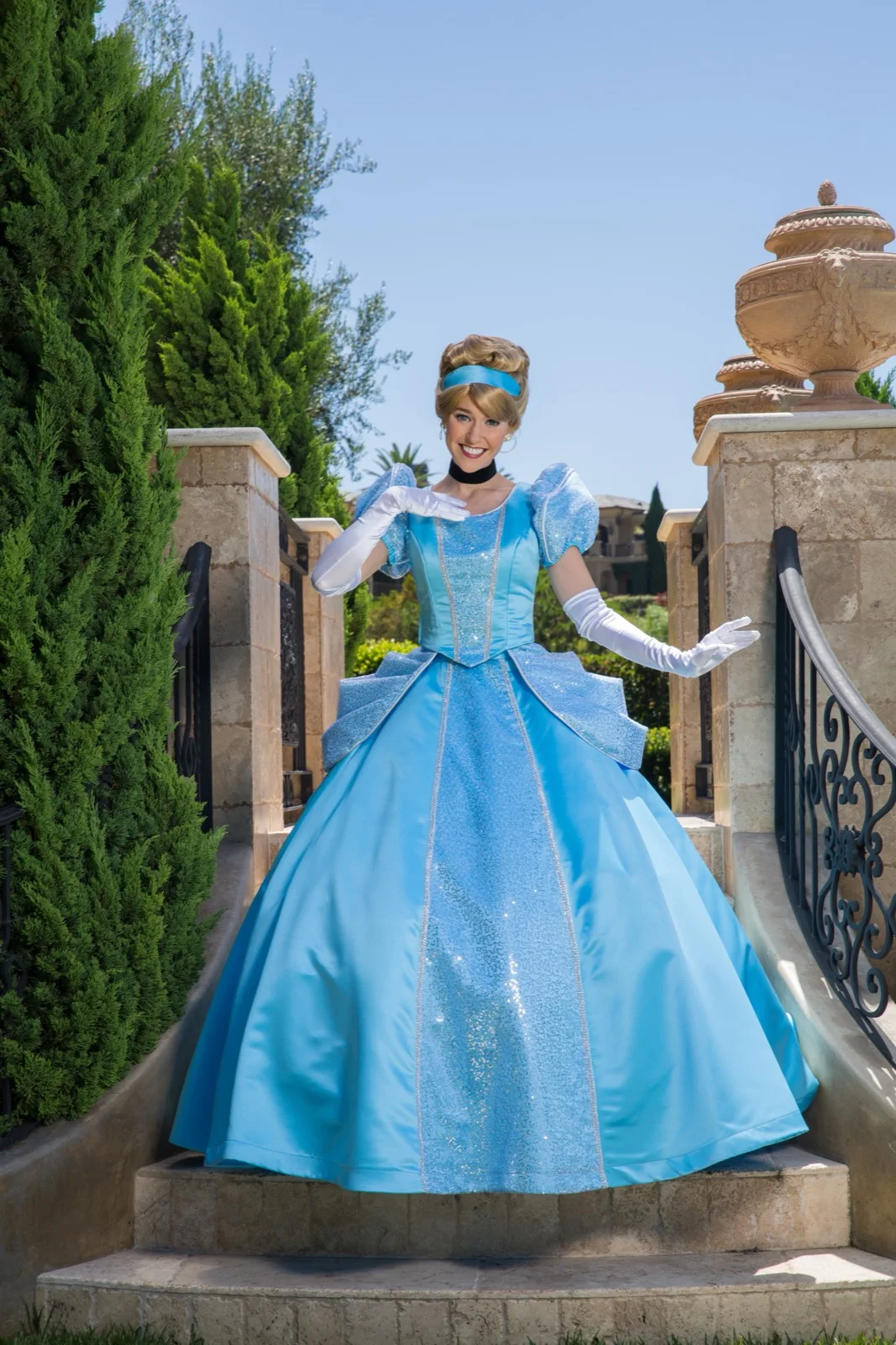 Glass Slipper Princess party character in Austin