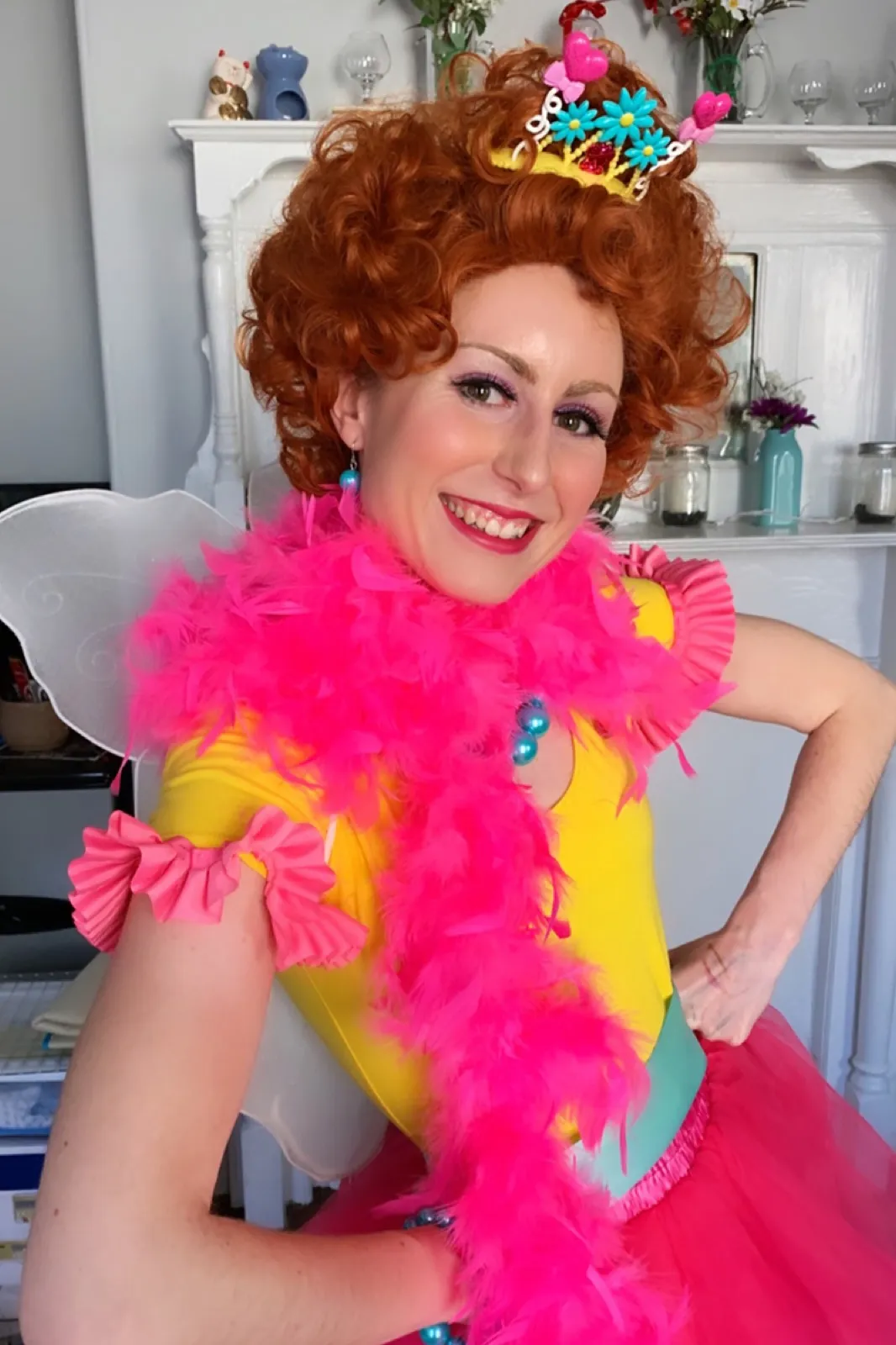 Fancy Girl party character in Austin