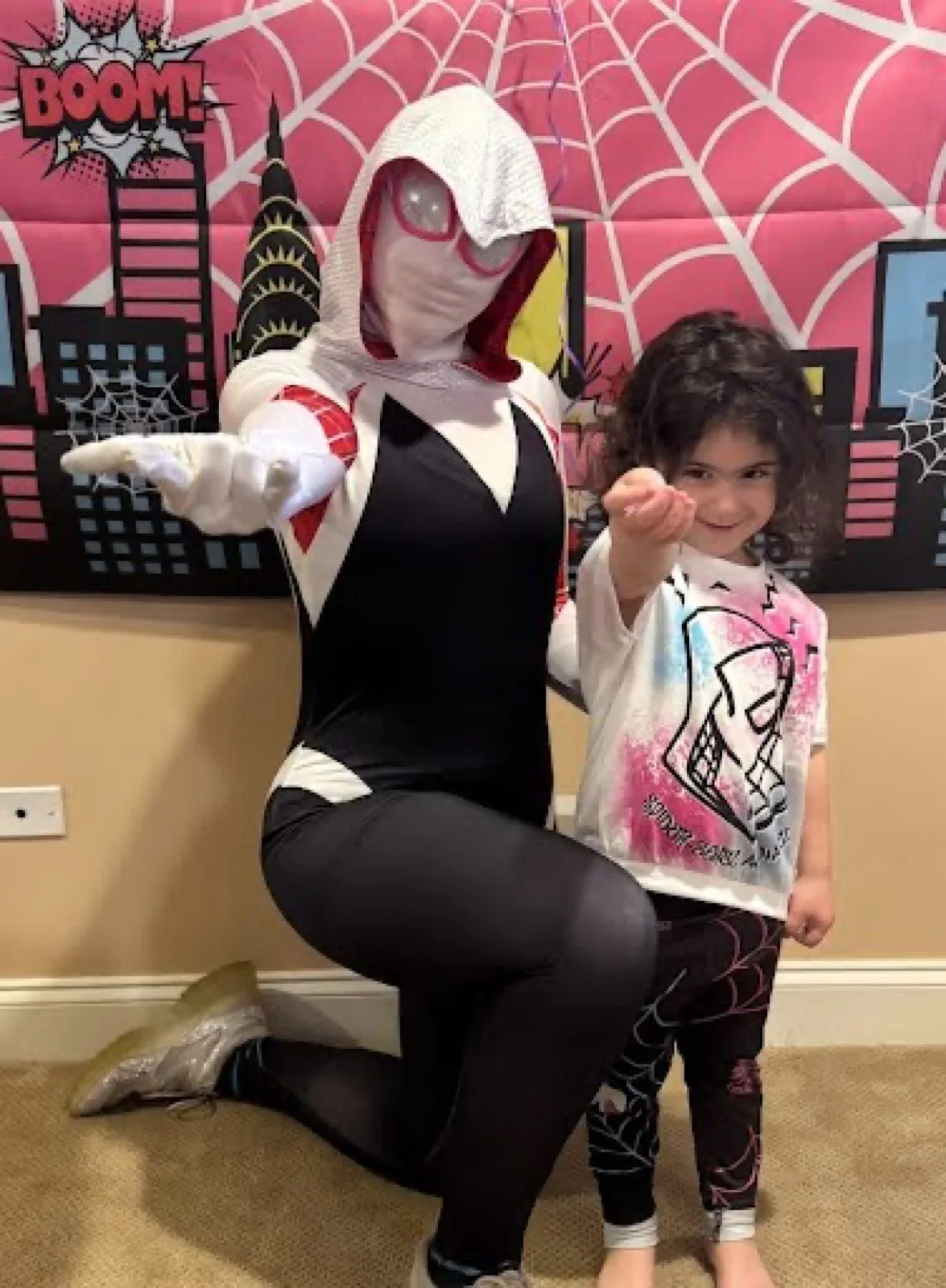 Web Heroine party character in Austin