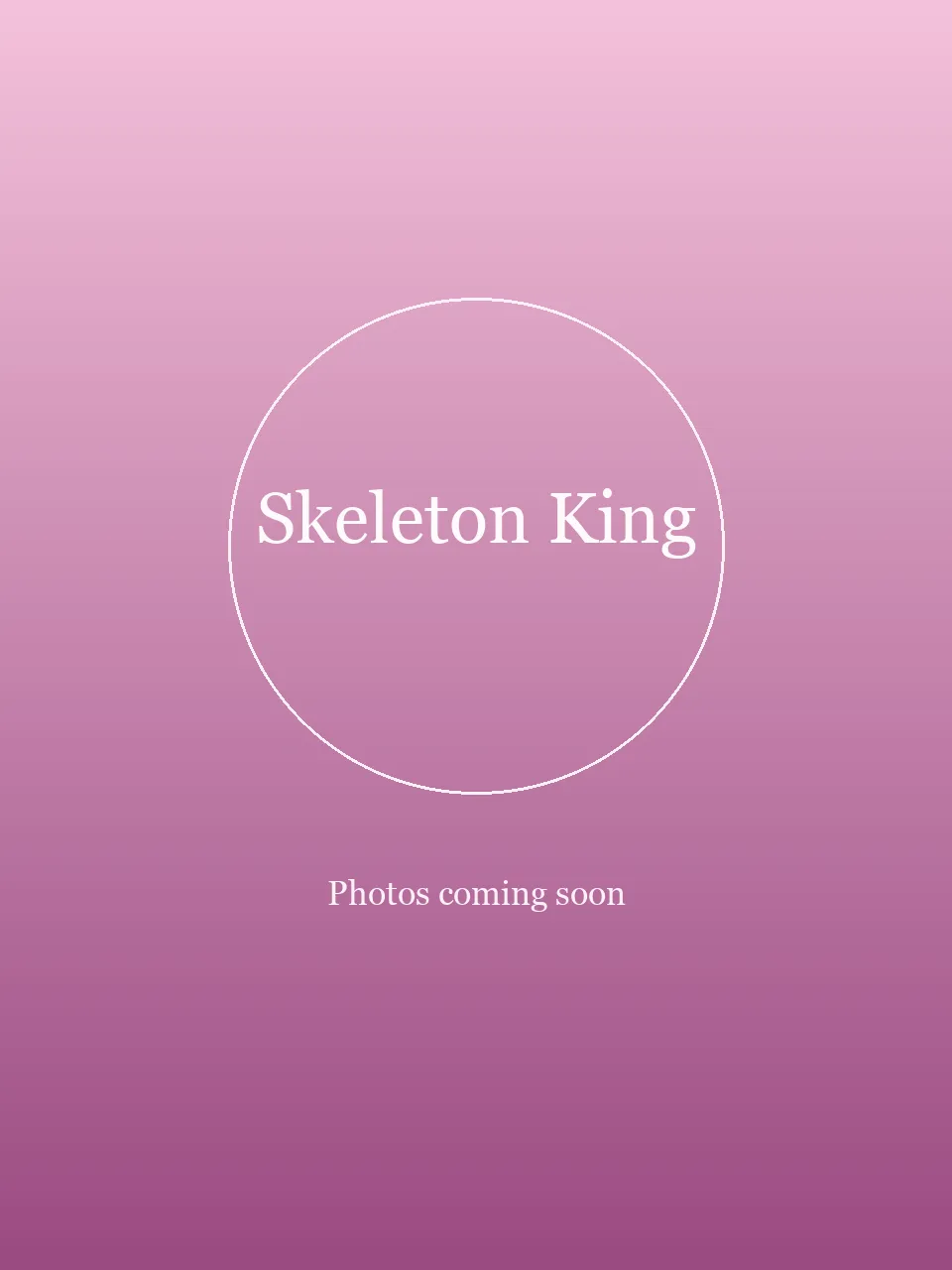 Skeleton King party character in Austin