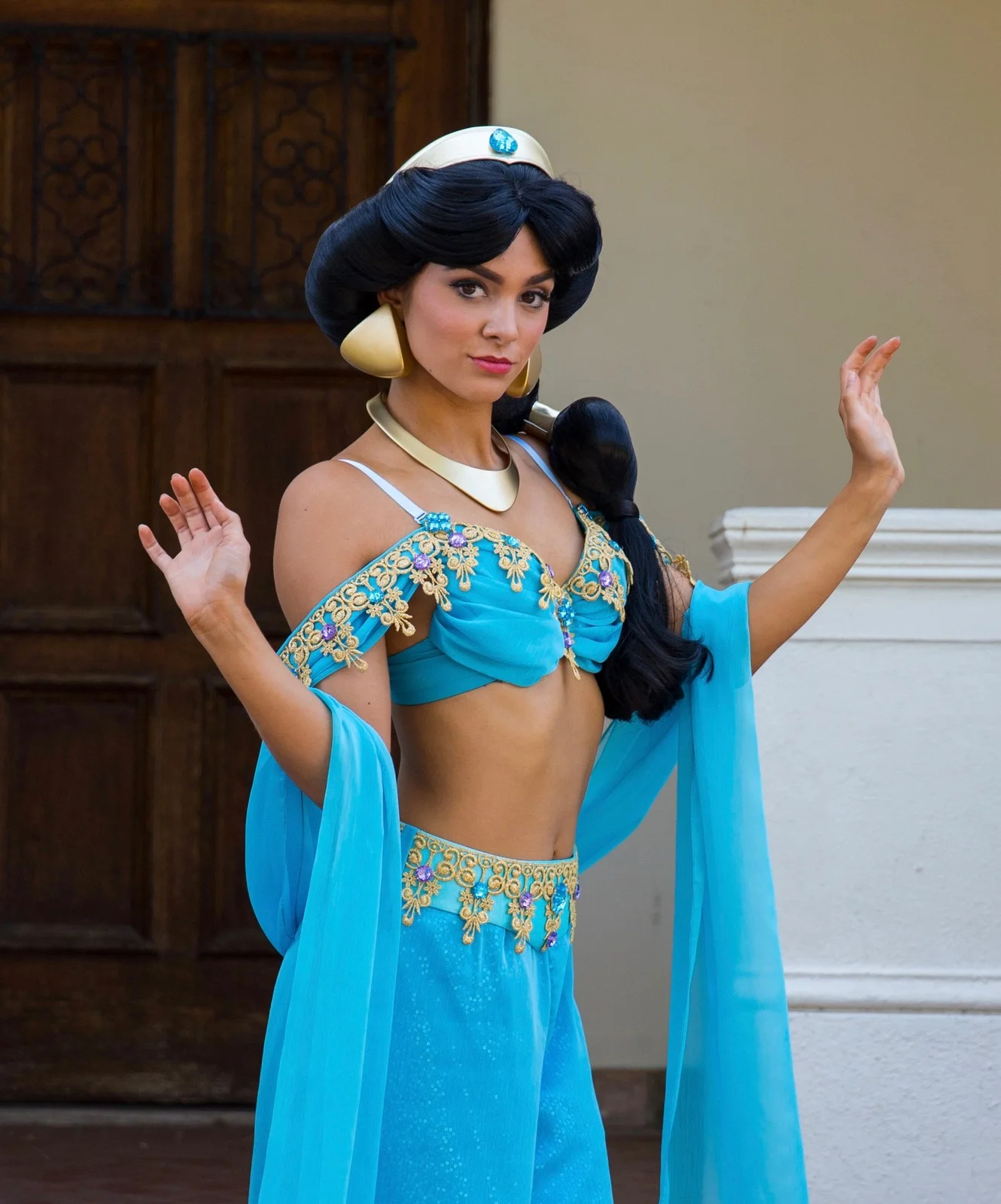 Arabian Princess party character in Austin