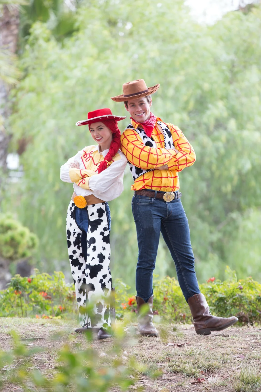 Cow Girl party character in Austin