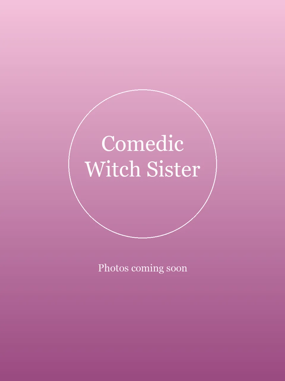 Comedic Witch Sister party character in Austin