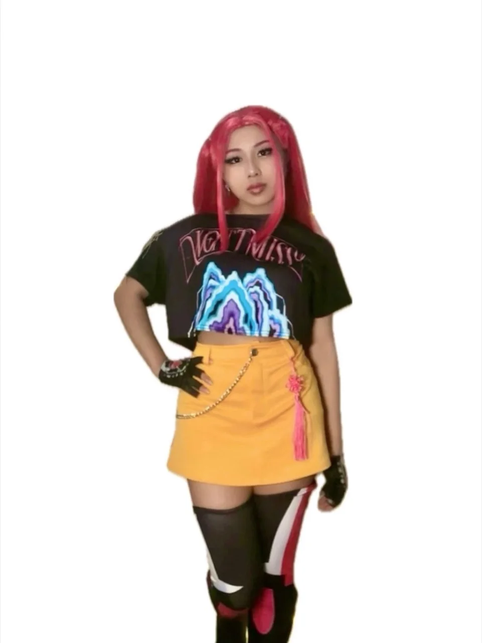 K-Pop Warrior party character in Austin