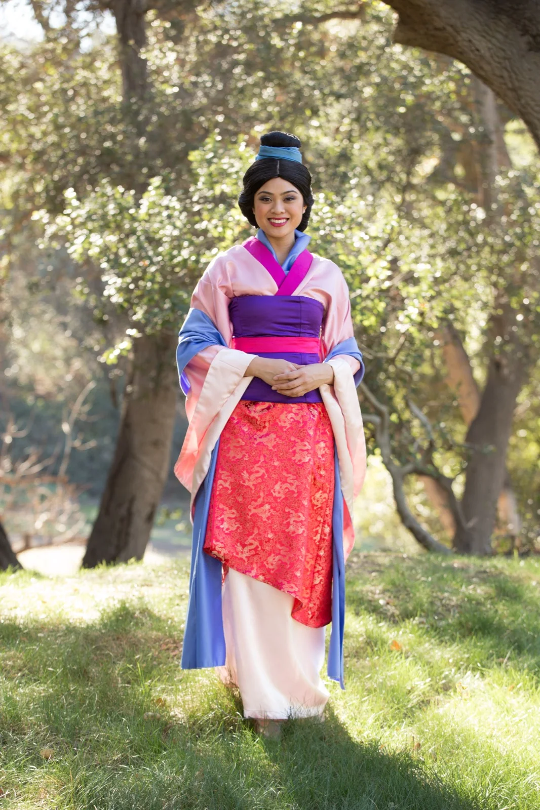 Asian Princess party character in Austin