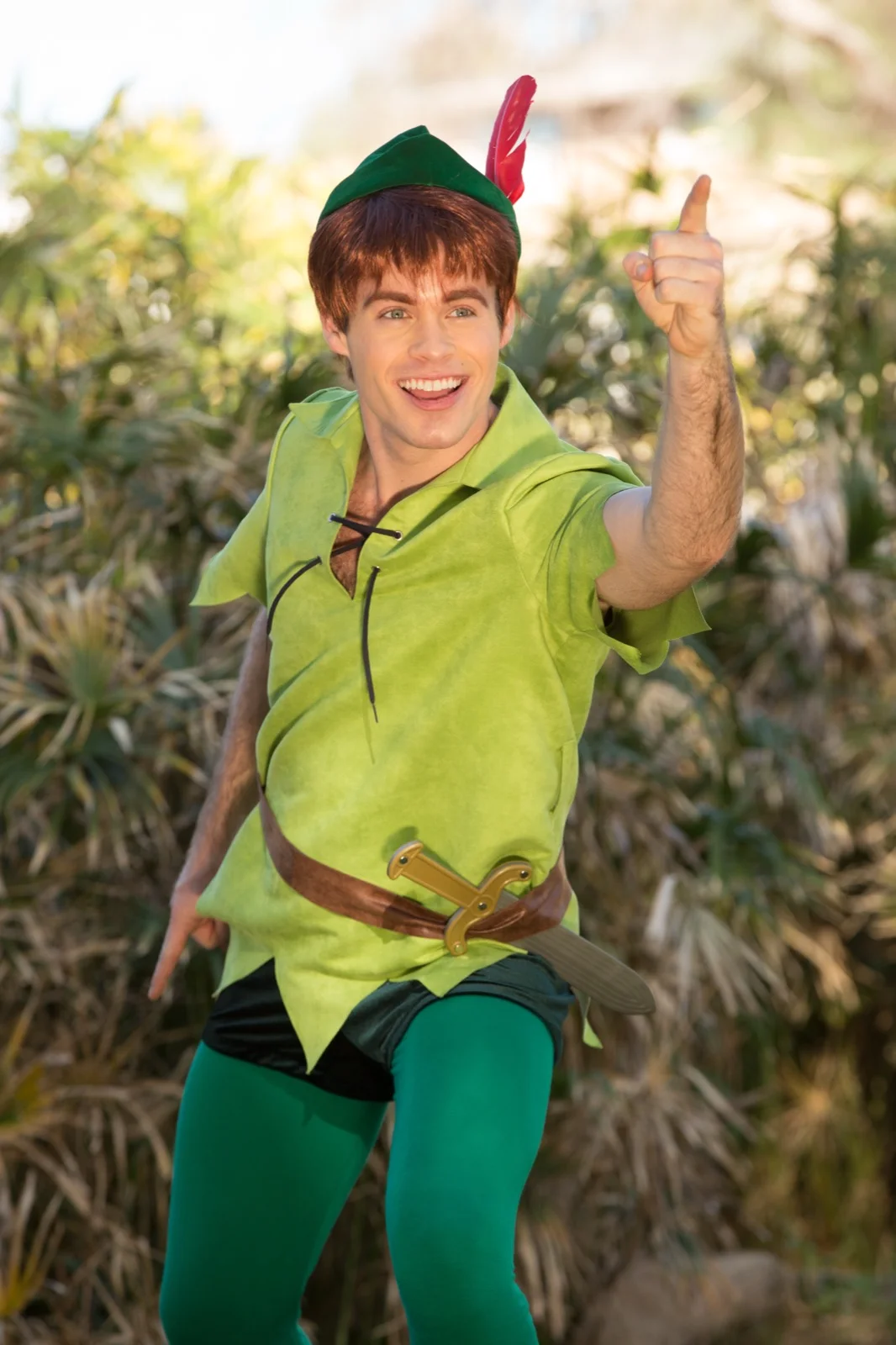 Neverland Boy party character in Austin