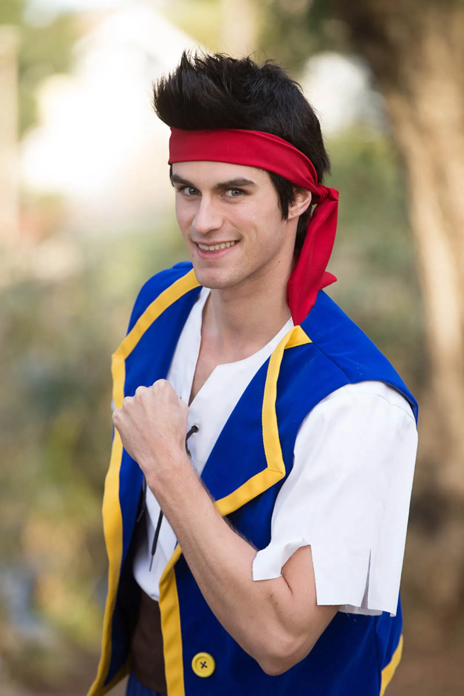 Boy Pirate party character in Austin