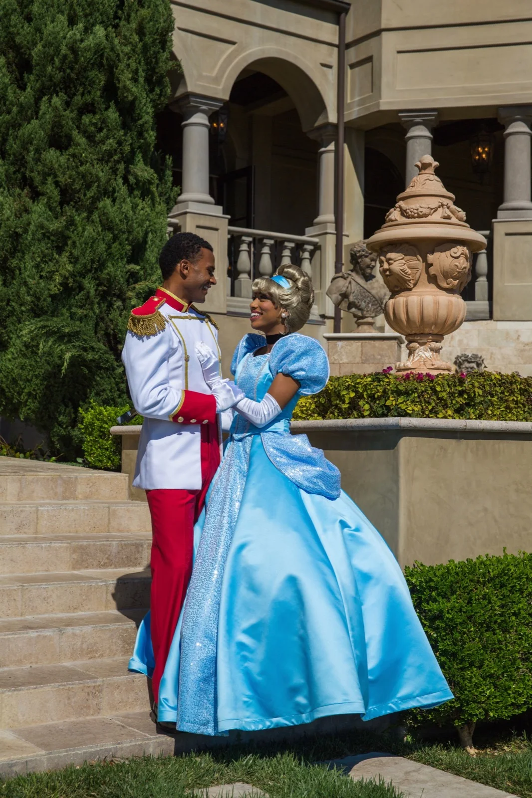 Prince Charming party character in Austin