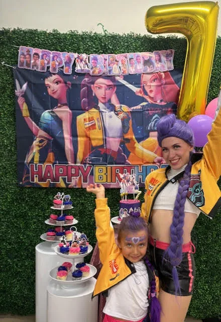 K-Pop Huntress party character in Austin