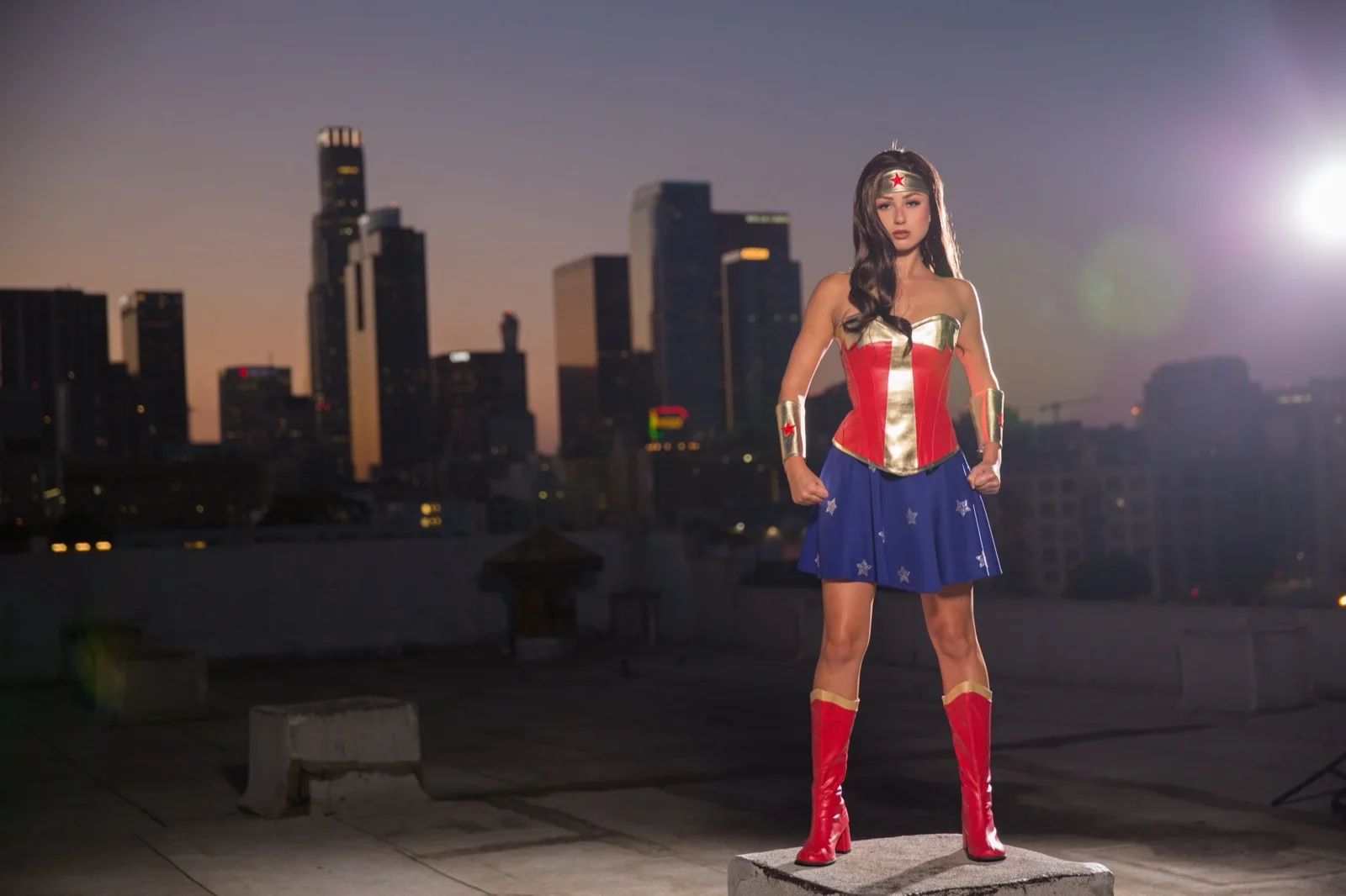 Wonder Hero party character in Austin